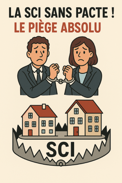 LA SCI ! UN VRAI PIEGE SI AUCUN PACTE, AVEC CLAUSE DE SORTIE, N'A ETE SIGNE AU MOMENT DE SA CREATION !